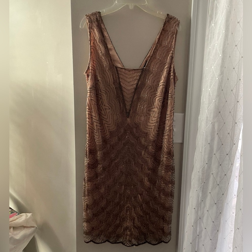 Aidan Mattox beaded dress